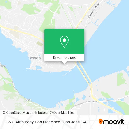 G & C Auto Body map
