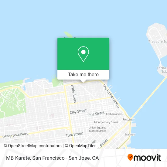 MB Karate map