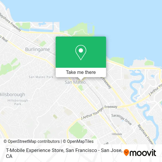 T-Mobile Experience Store map