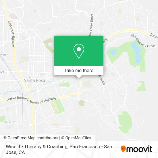 Wiselife Therapy & Coaching map