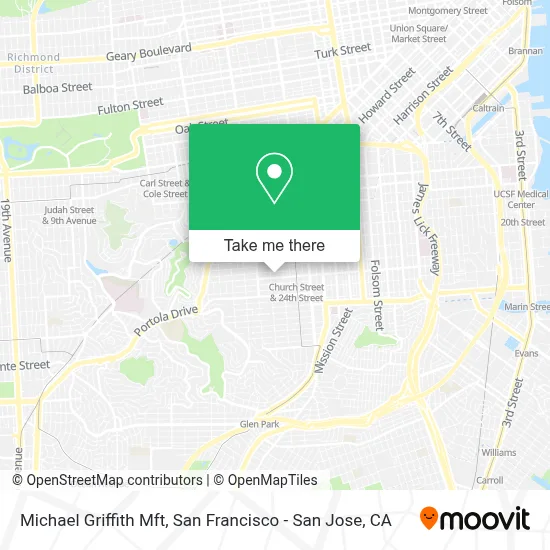Michael Griffith Mft map