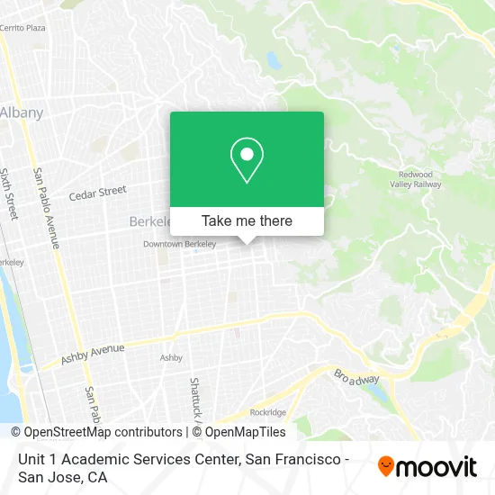 Unit 1 Academic Services Center map