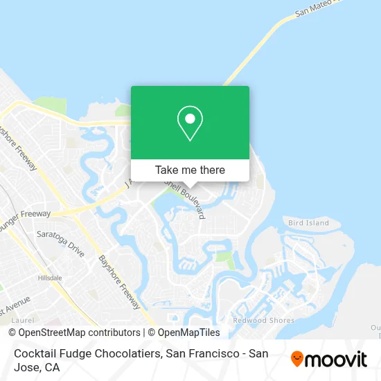 Cocktail Fudge Chocolatiers map