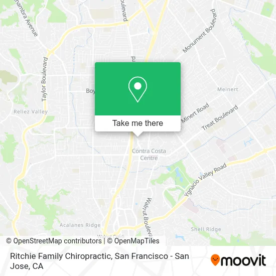 Ritchie Family Chiropractic map