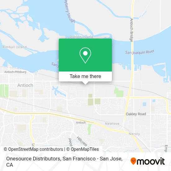 Onesource Distributors map