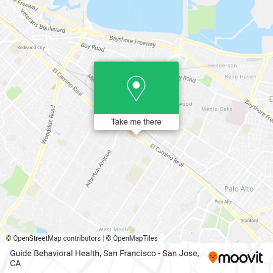 Guide Behavioral Health map