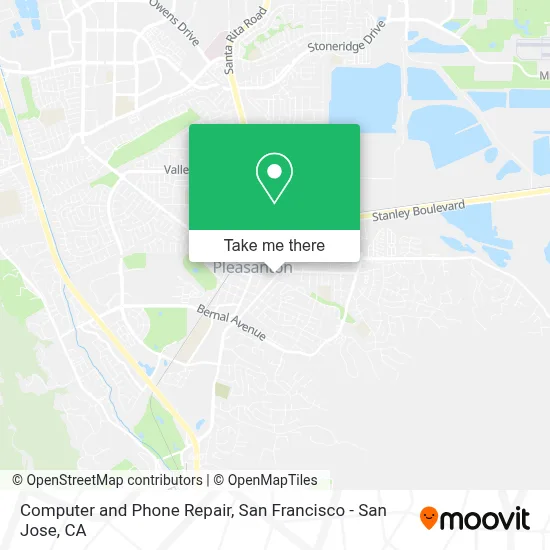 Computer and Phone Repair map