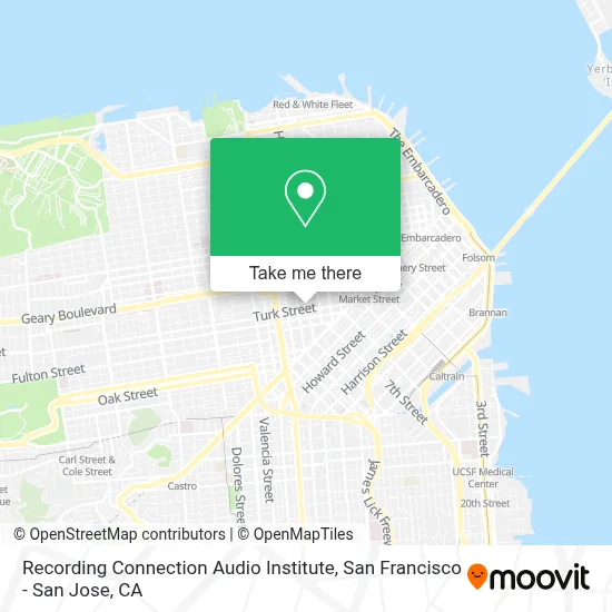 Recording Connection Audio Institute map