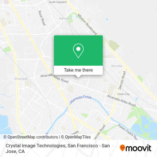 Crystal Image Technologies map
