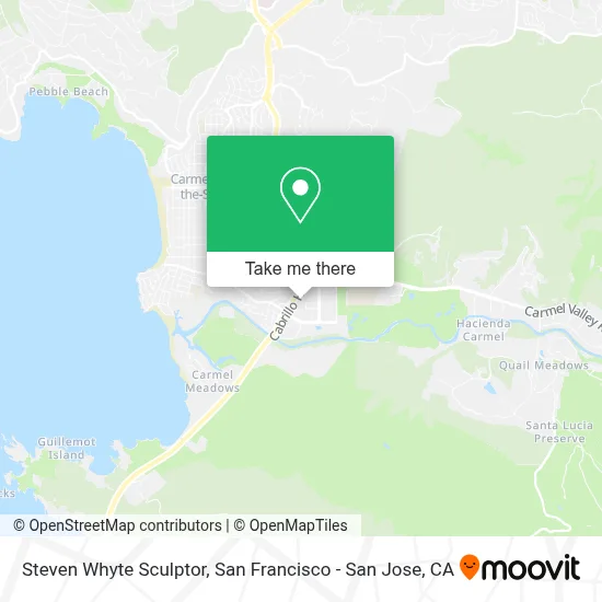 Steven Whyte Sculptor map