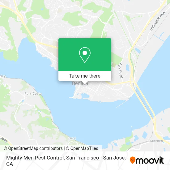 Mighty Men Pest Control map