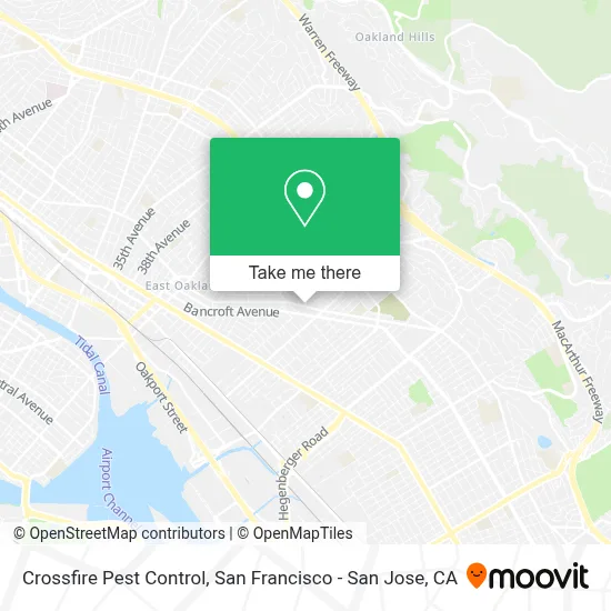 Crossfire Pest Control map