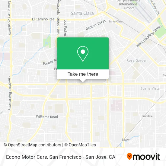 Econo Motor Cars map