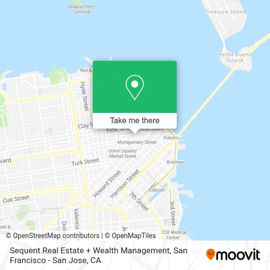 Sequent Real Estate + Wealth Management map