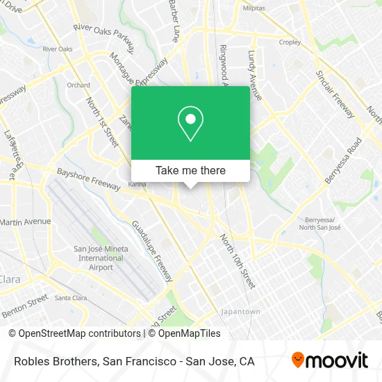 Robles Brothers map