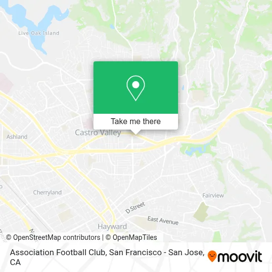 Association Football Club map