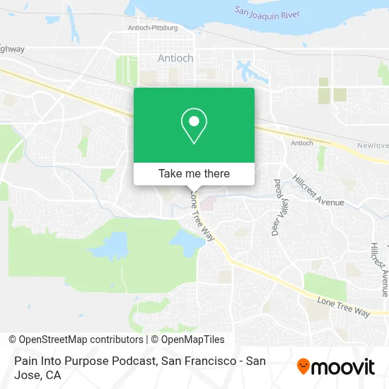 Pain Into Purpose Podcast map
