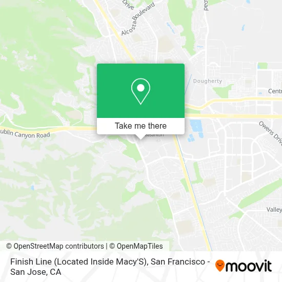 Finish Line (Located Inside Macy'S) map