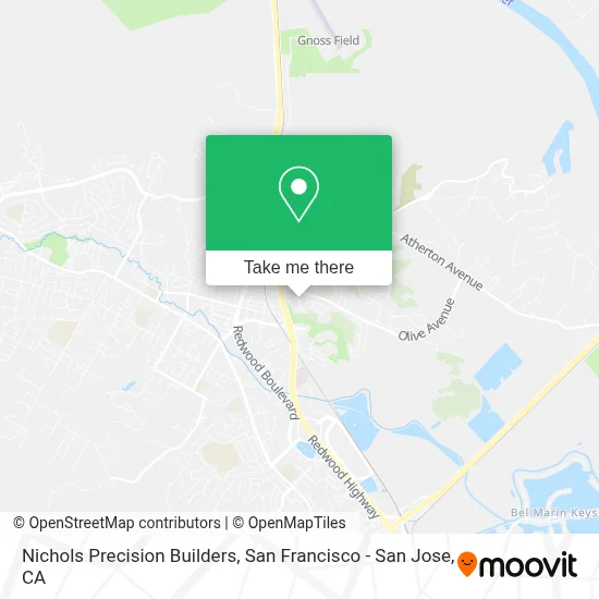 Nichols Precision Builders map
