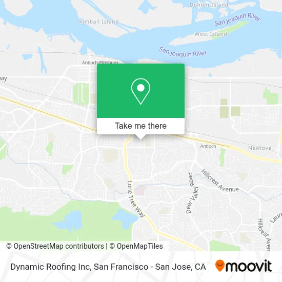 Dynamic Roofing Inc map