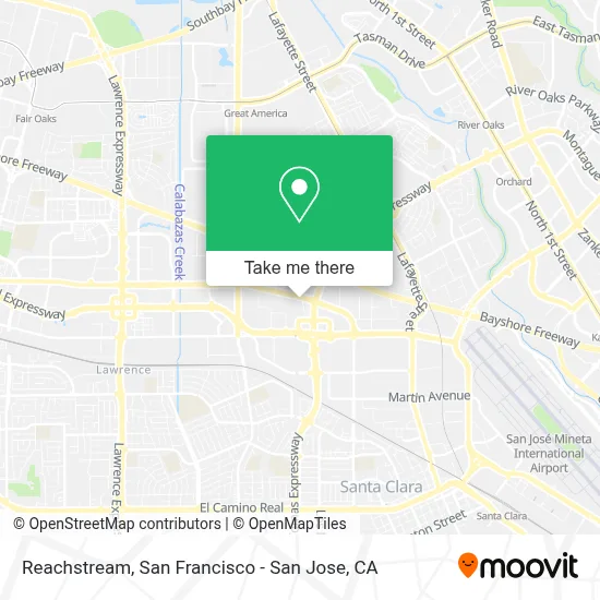 Reachstream map