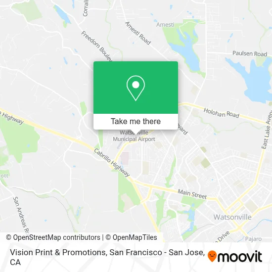 Vision Print & Promotions map