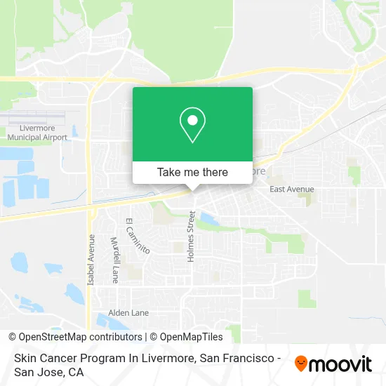 Skin Cancer Program In Livermore map