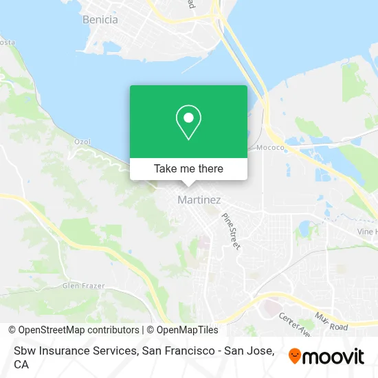 Sbw Insurance Services map