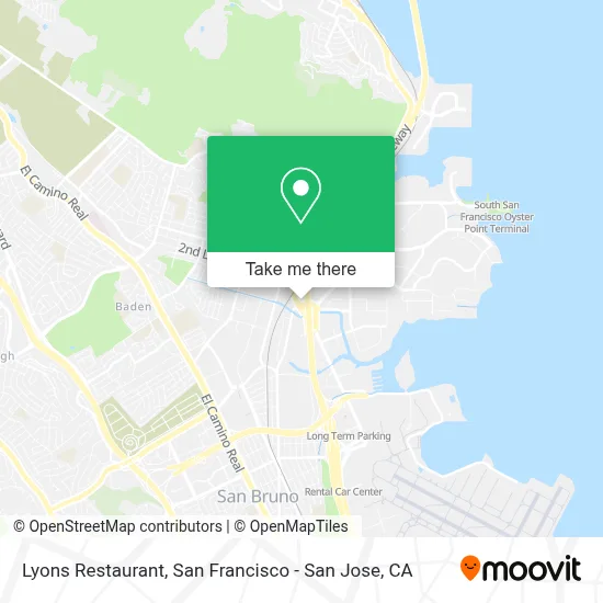 Lyons Restaurant map