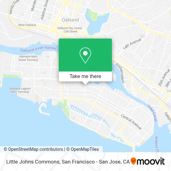 Little Johns Commons map