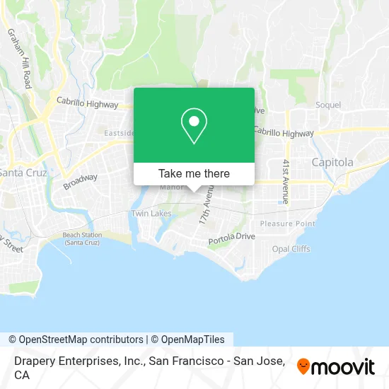 Drapery Enterprises, Inc. map