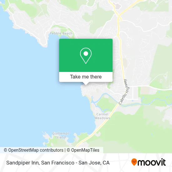 Sandpiper Inn map