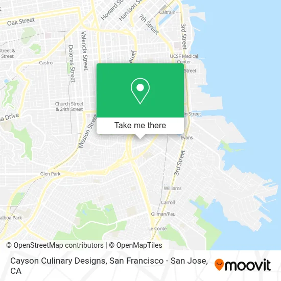 Cayson Culinary Designs map