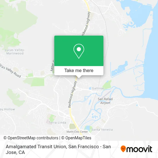 Amalgamated Transit Union map