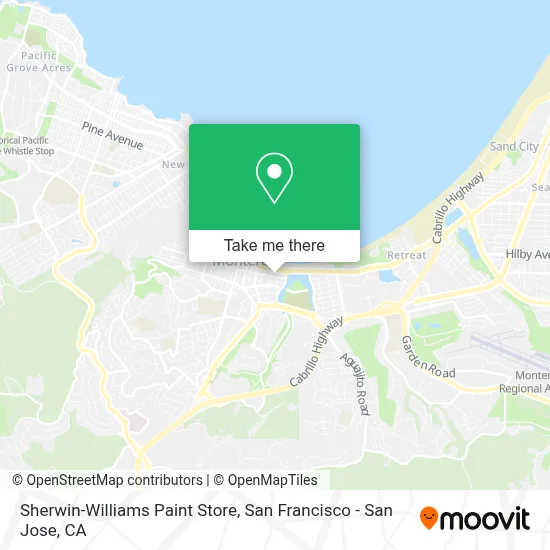 Sherwin-Williams Paint Store map