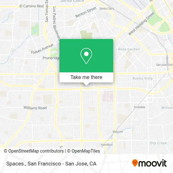 Spaces. map