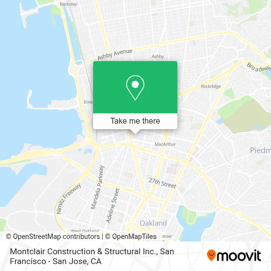 Montclair Construction & Structural Inc. map