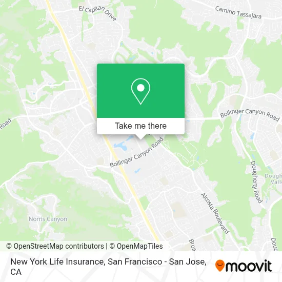 New York Life Insurance map