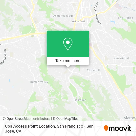 Ups Access Point Location map