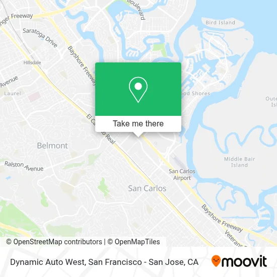 Dynamic Auto West map