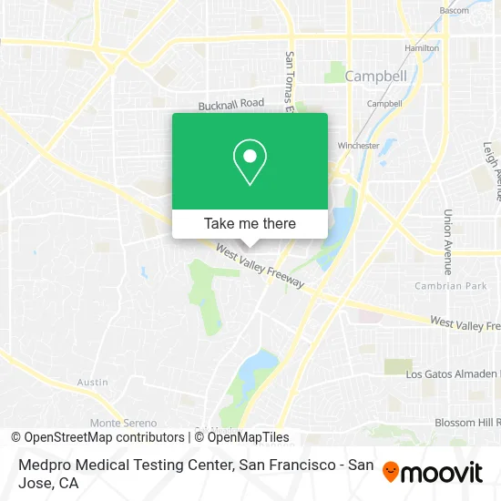 Medpro Medical Testing Center map