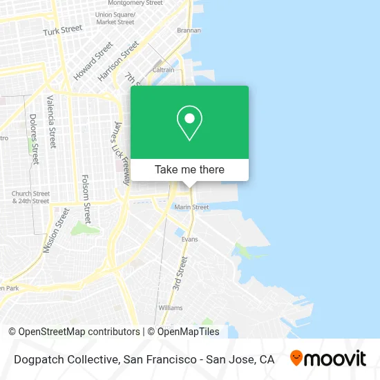 Dogpatch Collective map