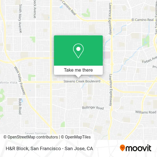 H&R Block map