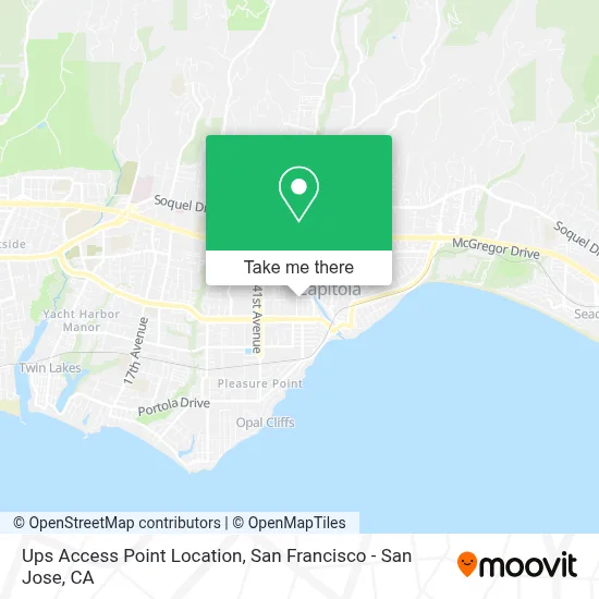 Ups Access Point Location map