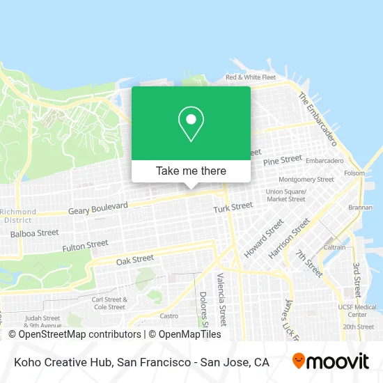 Koho Creative Hub map