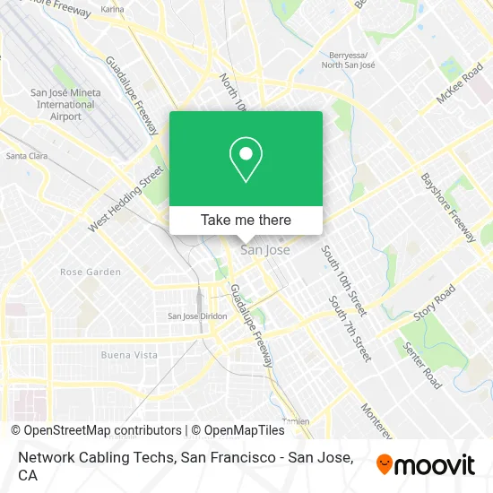 Network Cabling Techs map