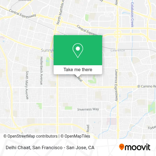 Delhi Chaat map