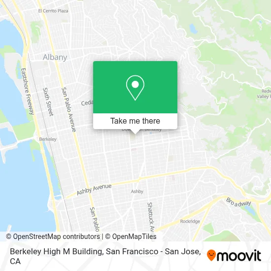 Berkeley High M Building map