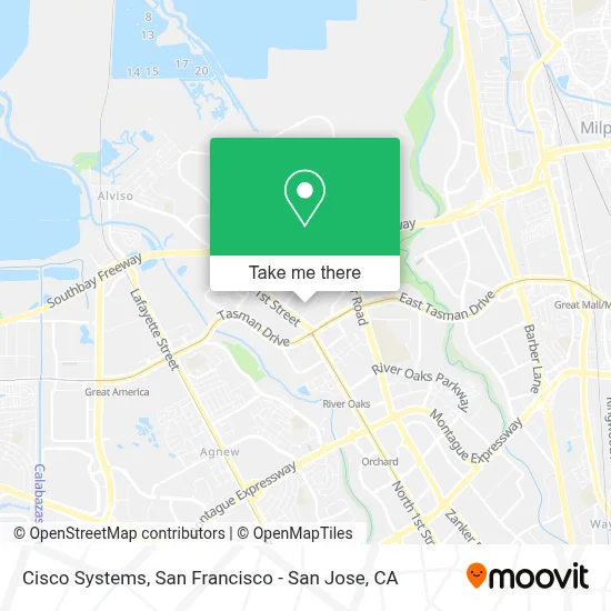 Cisco Systems map