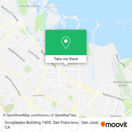 Googleplex Building 1900 map